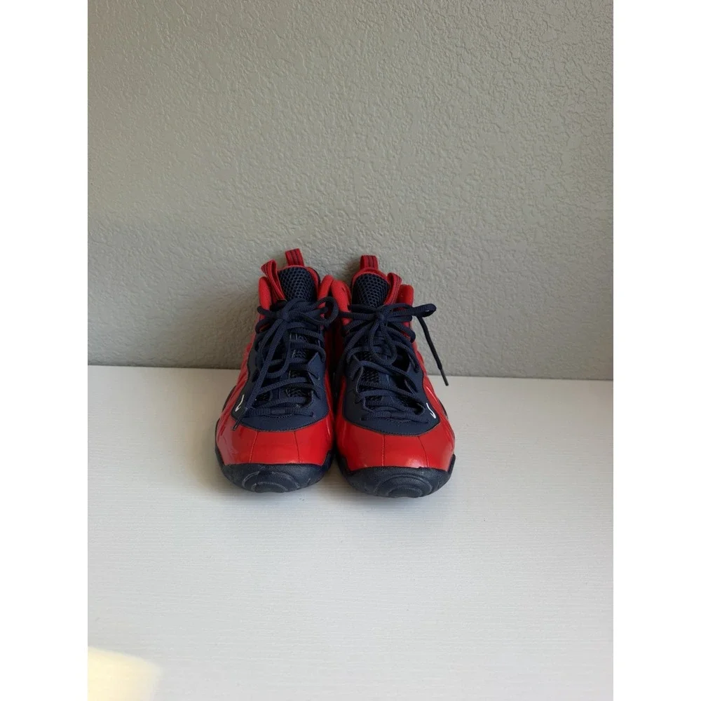 Nike Little Posite Pro USA Red Navy Shoes Big Kids US 6Y Womens 7.5 CZ2520-600